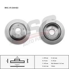 BSG FREN DISKI ARKA HAVALI BMW 3 SERISI (F30) 320 D xDrive 5 BJN 300X20X75X66 2011-