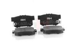 BSR FREN BALATA IKAZLI ARKA CIVIC VIII 1.6 VTEC 2005-2012/ACCORD V 2.2i ES 93-1997/1.6i 16v 93-1997/ACCORD VI 1.6i 97-2003/2.0i LS 1997-2003/S2000 2.0 V-TEC 1999-/ INTEGRA 1.8 TYPER 1993-2001 43022S0A000