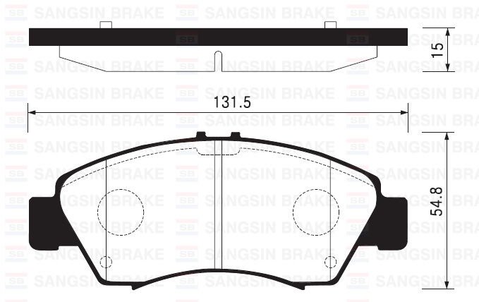 HI-Q FREN BALATA ON IKAZLI HONDA CIVIC VI 1.4i 1995-2001 / CIVIC VI 1.5i 1995-2001 / CITY 1.4i 2006- / JAZZ II (GD) 1.4i 2002-2004