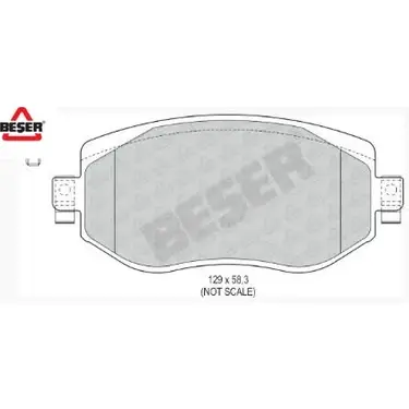 BSR FREN BALATA ON IKAZLI RENAULT MEGANE IV (B9A/M_) 1.5 DCI 2016- / MEGANE IV (B9A/M_) 1.6 DCI 2016- / MEGANE IV (B9A/M_) 1.6i 2016- / MEGANE IV (B9A/M_) 1.2 TCE 2016- 4106033407R