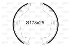 VALEO FREN PABUC BALATA ARKA 177,8X25mm VOLVO S60 2000-2010 / S80 2000-2014